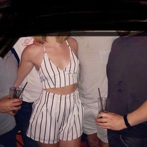 Shein matching short set